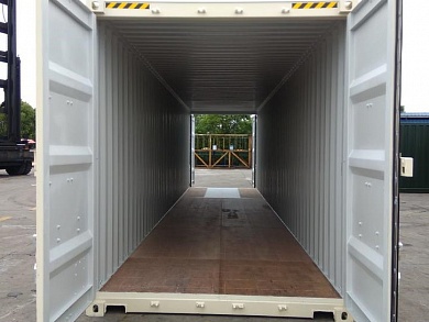 40-футовый высокий контейнер с дополнительными торцевыми дверями новый
