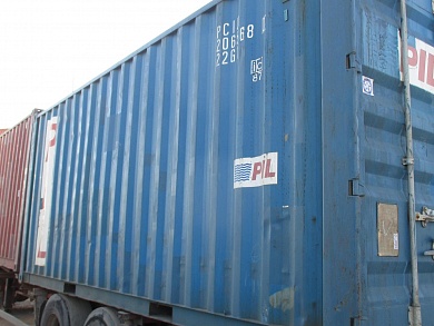 20-футовый стандартный контейнер б/у
